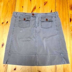 Tan cargo Anthropologie paper boy skirt